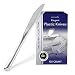 Silver Plastic Knives 125 Pack Disposable Cutlery Knife for Dinner and Dessert, Heavy-Duty Flatware, Plastic Silverware Set for Catering Events, Parties, Weddings, Receptions and Everyday Use