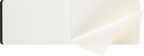 Miniatura 6 de Moleskine Art - Bloc de dibujo artístico, tapa blanda, de bolsillo (3.5 x 5.5 pulgadas), liso/en blanco, negro, 48 páginas