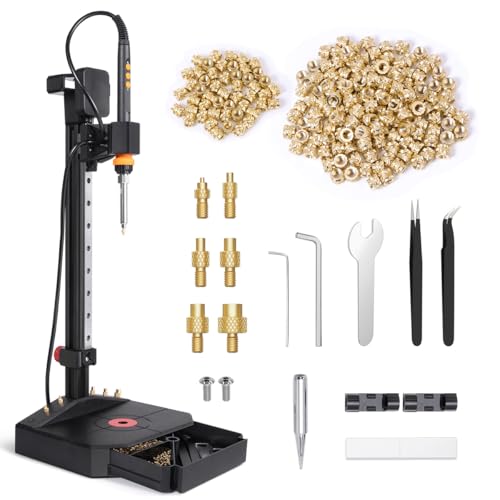Heat Set Insert Tool with 90W Soldering Iron & Brass Inserts 3D Printing