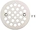 Jones Stephens D41101 4-1/4" Stainless Steel Strainer for Fiberglass Shower Drain