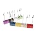 NUOLUX Pine Base Photo Holder Stand Memo Clip - 16pcs