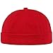 Lipodo Cotton Docker Cap Women/Men red One Size