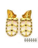 Delantero Motocicleta Pedal Reposapiés CNC para Motocicleta para vehículos eléctricos Todoterreno Sur-Ron Surron UltraBee Piezas para vehículos Todoterreno Pie Reposapiés(Yellow)