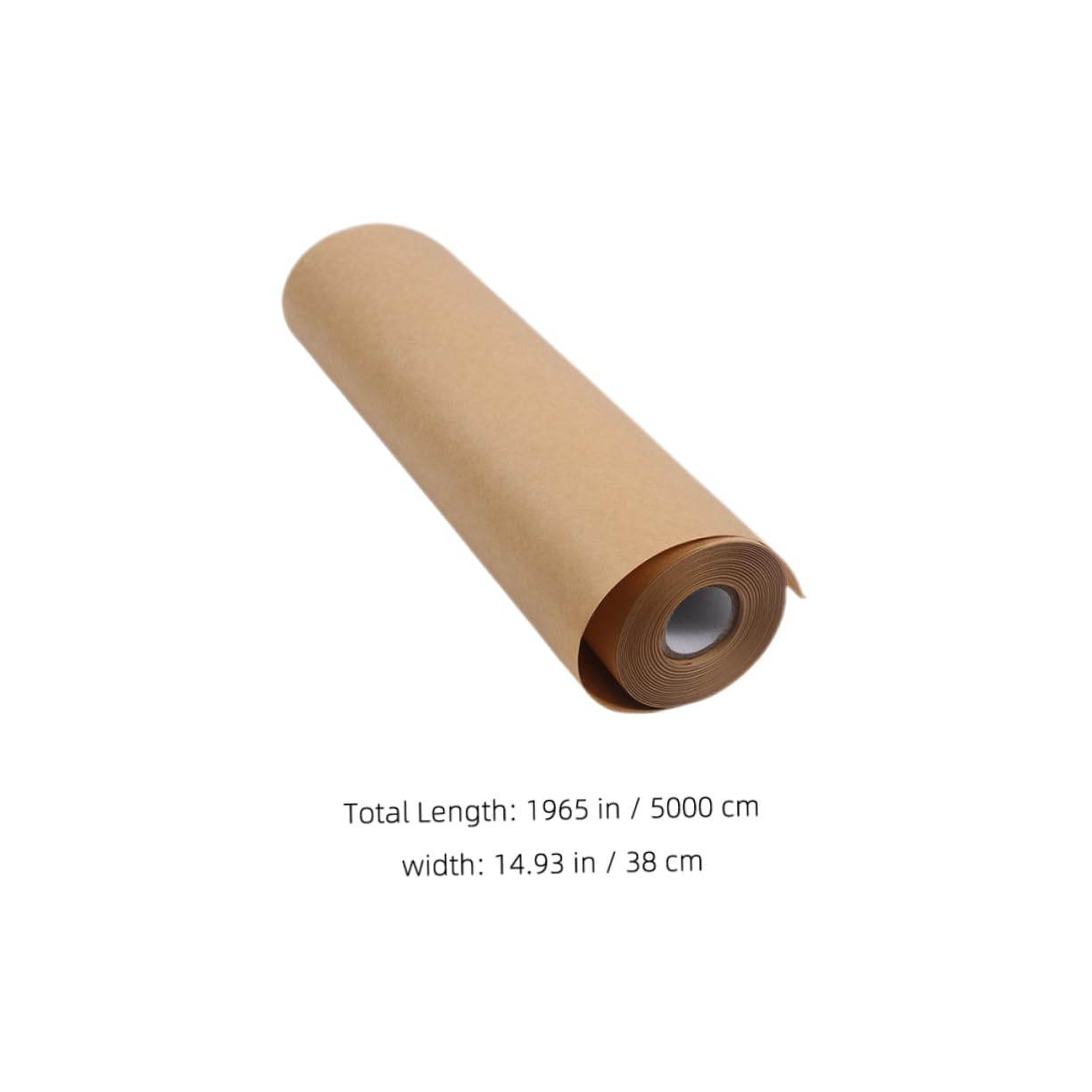 EXCEART 1 Rolle Geschenkpapier Verpackungspapier Selber Machen Braune Kraftpapierrolle Postalisches Packpapier Versandpapier Postverpackungspapier Büttenpapier Reiner Holzstoff Wasserdicht
