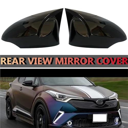 Coques de rétroviseurs aspect carbone pour Toyota C-HR 2017-2021