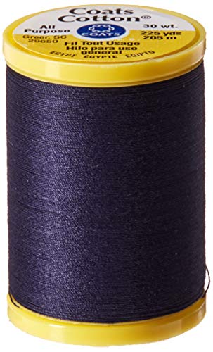 Hilo de algodón Coats Corrente 225 yd Navy miniatura 1