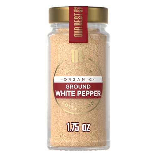 McCormick Gourmet Organic Ground White Pepper, 1.75 Oz