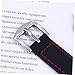IMIKEYA Correa de Reloj de Silicona y Duradera de Pulsera Transpirable para Color Negro con Rojo para Fitness y Actividades al Aire Imagen de IMIKEYA Correa de Reloj de Silicona y Duradera de Pulsera Transpirable para Color Negro con Rojo para Fitness y Actividades al Aire