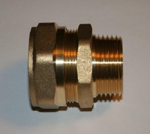 1" PEXworx Pex-Al-Pex Compression x MPT Brass Fitting