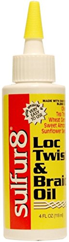 Sulfur8 Loc, Twist & Braid Oil, 4 oz (Pack of 2)