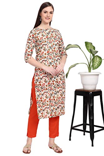 Image of Women's Cotton Straight Kurta