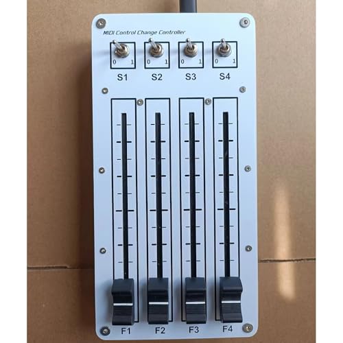 USB MIDI Controller with 4 Faders and 4 Switches