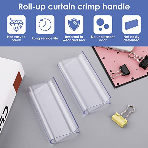 Grevosea ASG-34T43A 2 Pieces Window Shades For Home, Roller Window Shades Shade Pull Blinds Shades R Type Lifting Clamp Pull Shade Grips thumb #5