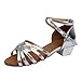 MYLH Prinzessin Schuhe Mädchen mit absatz Sandaletten Lateinischer Tanz Tango Tanzschuhe Hochhackig Sommer Abendschuhe Kleid Schuhe Kinder Sandalen Sommerschuhe Peep Toe hoher Absatz Partyschuhe