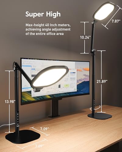 Smart Desk Lamp with Wireless Charging