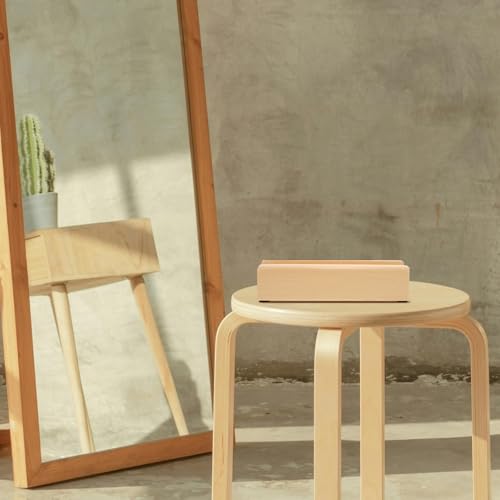 Support fixe pour miroir bois kaki socle stable multi-usage chambre - 7