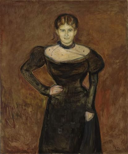 Peinture poster abstraite Aase Norregaard par Edvard Munch tableau mural 60x90cm