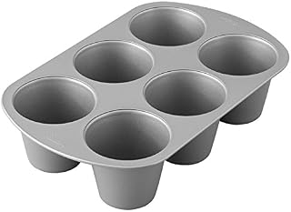 Wilton Giant Cupcake Pan, 6-Cup Jumbo Muffin and Cupcake Pan