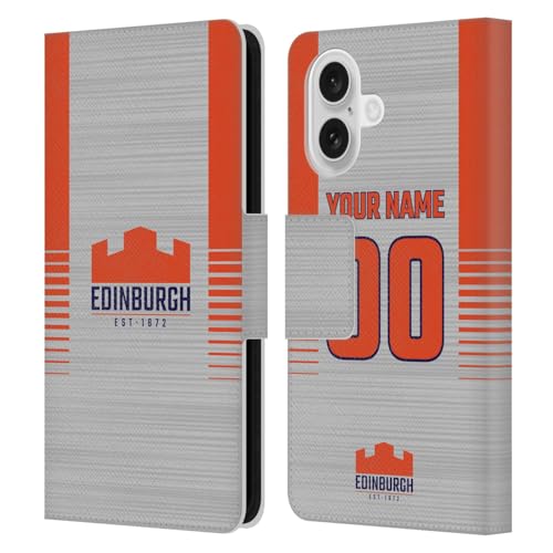 Coque portefeuille Edinburgh Rugby iPhone 16 avec porte-cartes intégré