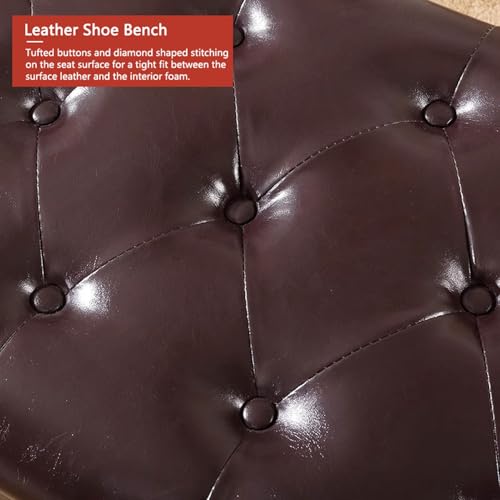 Commode à chaussures de qualité supérieure avec des pieds en bois - 7