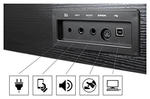 Classic Cantabile DP-S1 SM Piano numérique noir mat Set avec banquette et casque - Les Beatles, Paul McCartney, John Lennon, RIngo Starr, George Harrison Classic Cantabile DP-S1 SM Piano numérique noir mat Set avec banquette et casque – Image 7