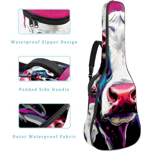 JRHEJTFZ Housse pour guitare acoustique de 1,9 cm d’épaisseur – Imperméable – Durable et élégant – Motif cerf mignon, Multicolore 4., 42.9×16.9×4.7 in, Motif imprimé tendance - Les Beatles, Paul McCartney, John Lennon, RIngo Starr, George Harrison JRHEJTFZ Housse pour guitare acoustique de 1,9 cm d'épaisseur - Imperméable - Durable et élégant - Motif cerf mignon, Multicolore 4., 42.9x16.9x4.7 in, Motif imprimé tendance – Image 5
