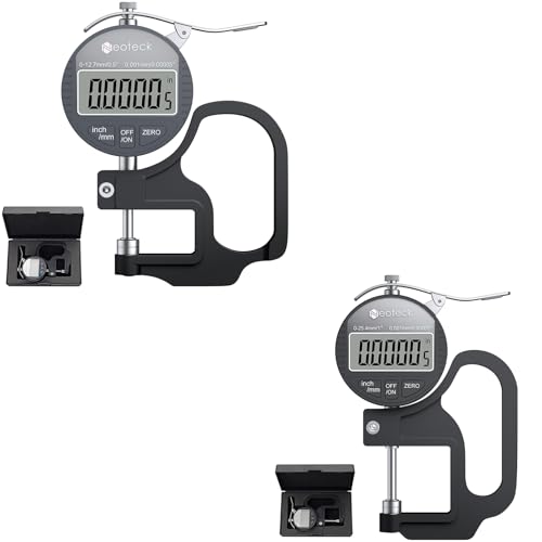 Neoteck Calibrador Digital de Grosor 0.5" y 0-1" miniatura 1