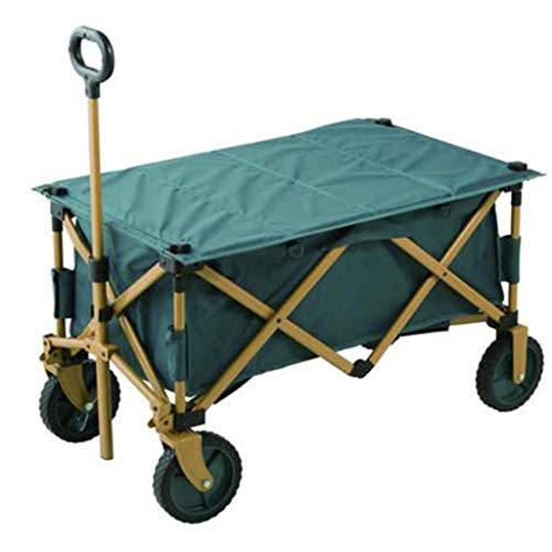 Ziziqw Collapsible Hand Cart,Portable Garden Trolley,Removable Garden Transport Cart,100Kg Max Load Suitable for Outdoor Camping And Leisure