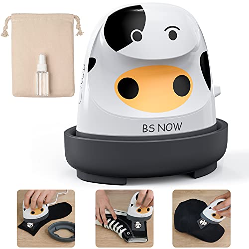 Mini Easy Heat Press - Portable Cute Cow Heat Press Machine for T Shirts, Shoes and Hats, Pressing Machine for Heating Transfer Small HTV Vinyl Projects, Create DIY Family Shirt Printing