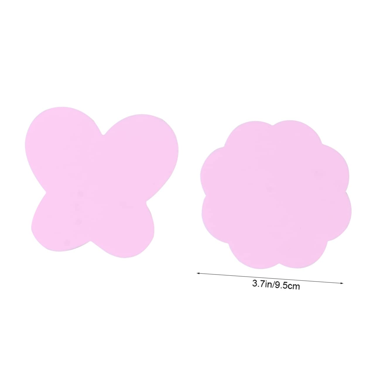 Mollensiuer Nagel-Mischpaletten Aus Silikon, 8 Stück Rund, 9.5 Cm Durchmesser – Perfekt Zum Anmischen Von Nagellack & Make-up
