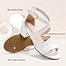 LAURMOSA Girls Sandals Dress Shoes for Girls Open Toe Heels for Girl High Strap Heels for Kids Fashion Shoes for Flower Wedding Party Graduation Sandals for Little Big Kids(L1009PWhite 4)