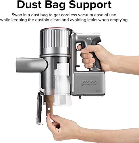 Roborock H7 Draadloze Stofzuiger met Stofzak, 20k Pa, 90 Minuten Steelstofzuiger,3 Snelheden Steelstofzuiger Combinatie… - Afbeelding 3