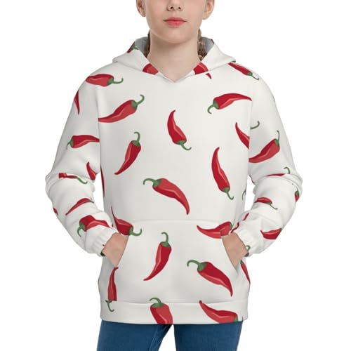 Chili Kid Hoodies Boys Sweatshirts Girls Pullover with Pocket