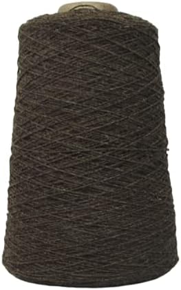 100% Wool Weaving Yarn - Ruby Red - Half Pound Cone