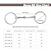 BARN & STABLE Horse Snaffle Bit Durable H-Ring Bit for Horses
