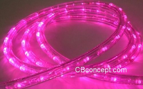 CBconcept® 12V-LR10FT-P Low Voltage 12V Pink 10 Feet 2-Wire 1/2
