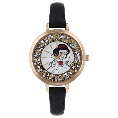 Preisvergleich Produktbild Disney Princess Damen Analog Quarz Uhr mit Leder Armband PN5045