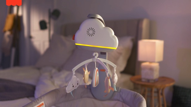 Giostrina Fisher-Price Dolce Arcobaleno Per Culla - Con Musica E Luci, Per Neonati 0+ Mesi - Foto 8