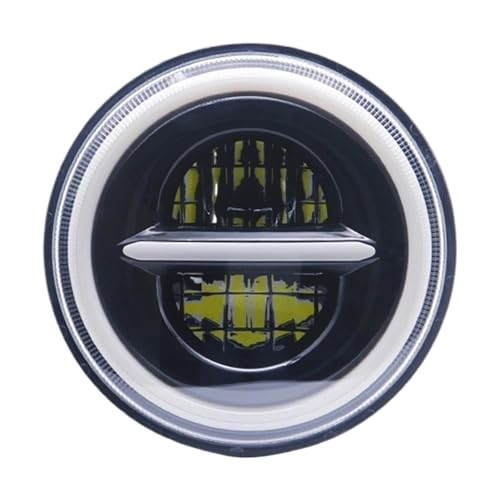 Phare Moto LED 7 Pouces Yeux d'Ange Halo pour Springfield et Pursuit