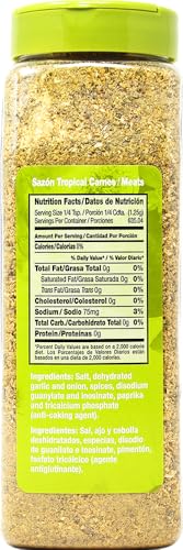 Badia Sazon Tropical Seasoning Catering Size 793.8g (Green)