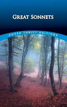Great Sonnets Dover Thrift Editions