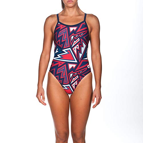 Arena Costume Intero da Donna con Fiori Tropicali Challenge Back MaxLife