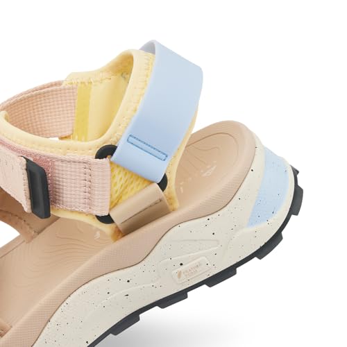 Image of REEF Cross Shore Womens Casual Sport Sandal, Adjustable Straps, Supportive Footbed, No Slip Traction
