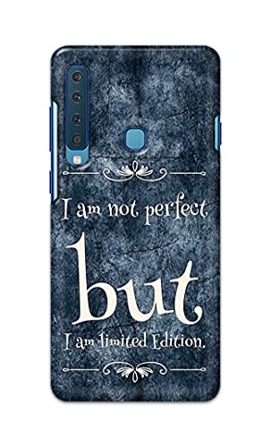 Image of Printed Hard Back Cover Case for Samsung Galaxy A9 2018 Back Cover (I Am Not Perfect I Am Limited Edition) -1803