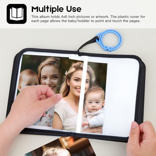 Niselity BABY PHOTO BOOK HOLDS 21 4X6 PHOTOS My First Photo Album thumb #2