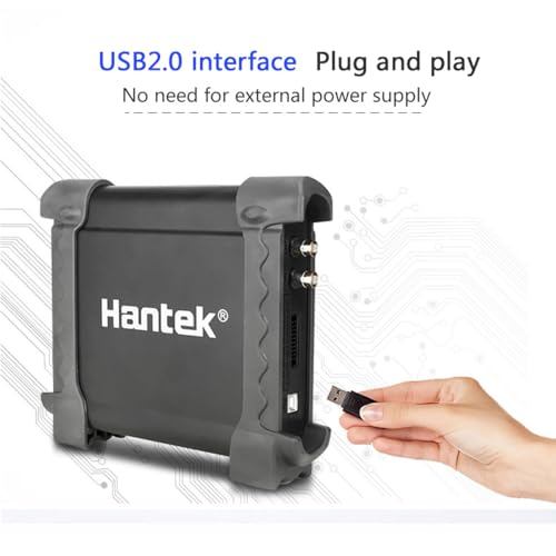 Hantek 1008 C Virtual Automotive Oscilloscope Programmable Generator,Handheld 8 Channels Usb Oscilloscopes,With Auto Ignition Probe thumb #2