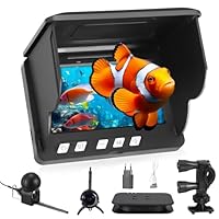 Fishfinder, Unterwasserkamera Angeln, Weitwinkel-Infrarot-Nachtsicht,Unterwasserkamera Fischfinder mit 220° HD Kamera und 30m Kabel für alle Gewässer - Angelkamera für Angler und Abenteurer