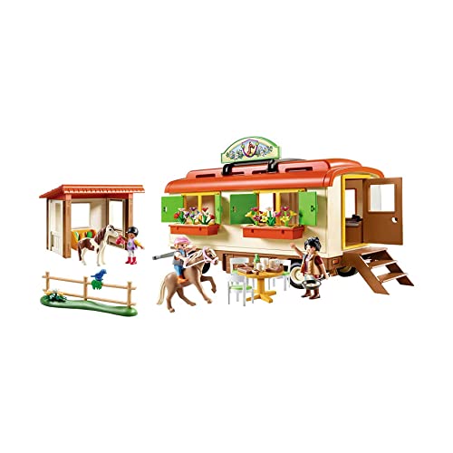 Box De Poney Et Roulotte Country 70510 Playmobil La Boîte - vue 3