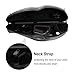 yinfente Violin Case 4/4 Full Size 1.9kg Carbon Fiber Half Round Shape Viloin Bag With Strap Combination Lock And Accessories Bag Black Strip