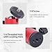 2PCS Mini Ball Head, 360° Rotating Ball Heads Mount with 1/4